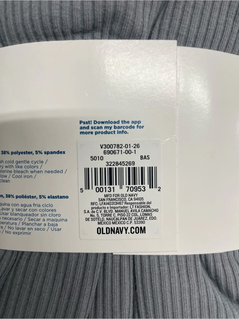 Old Navy Toddler Ribbed White & Pink Leggings 6T - 4 Pack